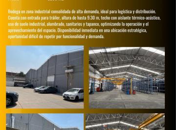 Nave industrial , Naucalpan de Juárez · Bodegas Naucalpan