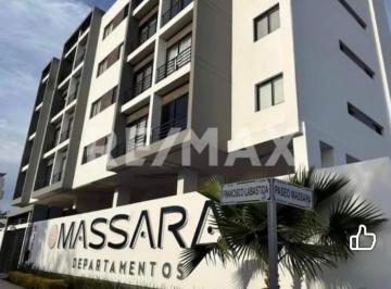 Departamento · 64m² · 2 Recámaras · 2 Estacionamientos · Departamento en Renta en Massara Residencial, Culiacan, Sinaloa