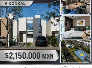 Casa en condominio · 104m² · 2 Recámaras · 2 Estacionamientos · Casa en Venta Dos Recamaras Conkal