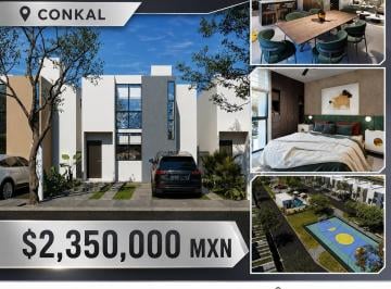 Casa en condominio · 118m² · 3 Recámaras · 2 Estacionamientos · Casa en Venta de Tres Recamaras en Norte de Mérida