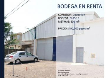 Bodega comercial , Cuautitlán · Excelente Bodega en Renta Cuautitlan (A)