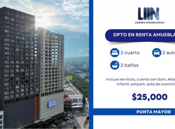 Departamento de 2 habitaciones, León · Departamento en Renta Amuelado en Punta Mayor