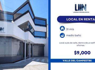 Local comercial , León · Local en Renta - Valle del Campestre