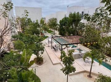 Departamento de 2 habitaciones, Mérida · Depa Sin Muebles en Privada con Amenidades en Temozon Norte L2 Habs 2.5 Baños