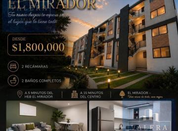 Departamento · 70m² · 2 Recámaras · 1 Estacionamiento · Departamento en Venta en El Mirador, Querétaro