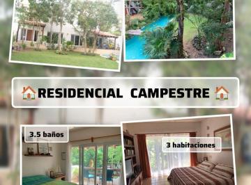 Casa de 3 habitaciones, Benito Juárez · Casa en Venta en Residencial Campestre