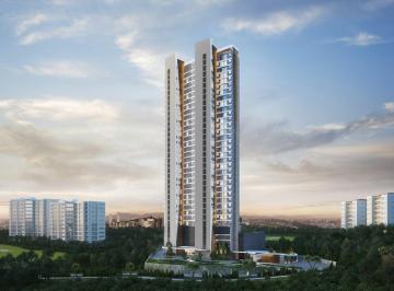 Departamento · 154m² · 2 Recámaras · 2 Estacionamientos · Departamento Venta Bosque Real 154 m² Piso 23