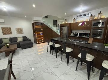 Casa · 1m² · 3 Recámaras · 2 Estacionamientos · Renta de Casa Amueblada de 3 Niveles con Roof Garden en Cumbres Elite Premier, Sector Olimpo.