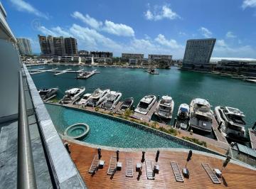 Departamento · 205m² · 2 Recámaras · 1 Estacionamiento · Venta de Departamento en Shark Tower, Puerto Cancún C4073
