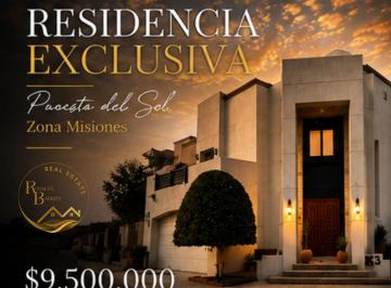 Casa de 3 habitaciones, Juárez · Fraccionamiento Puesta del Sol, Zona Misiones