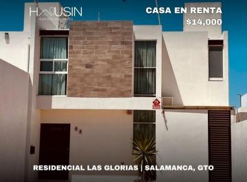 Casa · 3 Recámaras · 2 Estacionamientos · Casa en Renta, Inés Asis, Residencial Las Glorias. Salamanca, Gto.