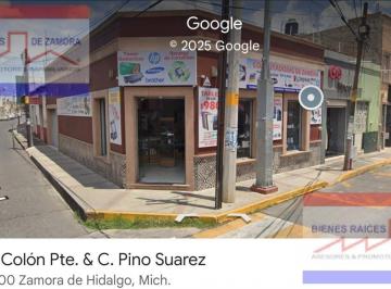 Local comercial · 140m² · 1 Recámara · 1 Estacionamiento · Local Comercial Céntrico y en Esquina, Pino Suárez y Colón, Centro, Zamora, Michoacán, C. P. 59600