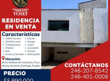 Casa de 3 habitaciones, Puebla · Casa en Fraccionamiento en Puebla