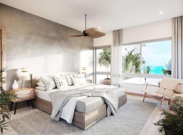 Departamento · 119m² · 2 Recámaras · Departamento en Increíble Edificio con Vista Al Mar en Cozumel P3424