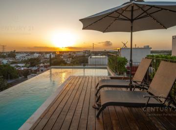 Departamento · 101m² · 2 Recámaras · Bonito y Elegante Departamento 2 Rec Amueblado en Playa del Carmen Centro P3296