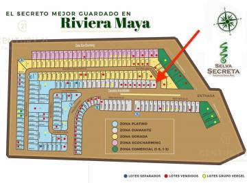 Terreno / Lote · 710m² · Se Vende Terreno en Esquina 710 m² en Selva Secreta Chemuyil P3835