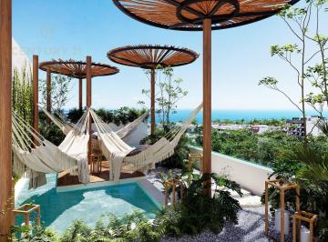 Departamento · 36m² · 1 Estacionamiento · Venta de Hermosos Estudios en Playa del Carmen Centro P3858