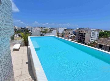 Departamento · 54m² · 1 Recámara · Estudio en Venta Listo Para Rentar a 1 Cuadra de 5ta Ave Playa del Carmen P4015