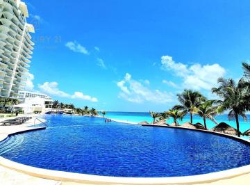 Departamento · 565m² · 5 Recámaras · 2 Estacionamientos · Venta Exclusivo Penthouse Vista Al Mar en Condo Lahia. Zona Hotelera, Cancun C3797
