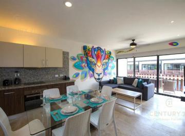 Departamento · 118m² · 1 Recámara · 1 Estacionamiento · Hermoso PH en Venta de 1b Amueblado con Exelente Ubicacion Playa del Carmen P418