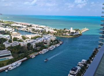 Departamento · 372m² · 5 Recámaras · 2 Estacionamientos · Penthouse 5 Recamaras en Venta Frente Al Mar | Sls Marina Beach Puerto Cancún | P4449
