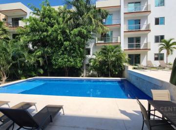 Departamento · 172m² · 3 Recámaras · 2 Estacionamientos · Hermoso Departamento Amplio en Venta en Playa del Carmen Residencial Luxia P4389