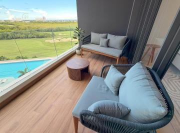 TERRAZA TECHADA · Departamento en Renta | Amueblado | Woha | Puerto Cancun C4136