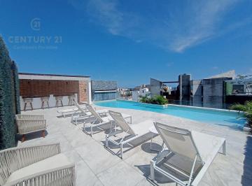Departamento · 35m² · 1 Recámara · Renta Lindo Estudio en Condo con Rooftop Centro Playa del Carmen P4478