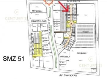 Terreno / Lote · 147m² · Terrterreno en Venta Cruz de Servicios Sobre Av Chemuyil