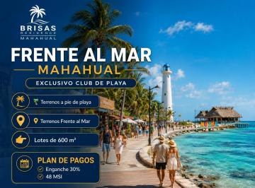 Terreno / Lote , Othón P. Blanco · Terrenos Frente Al Mar en Mahahual con Alta Densidad