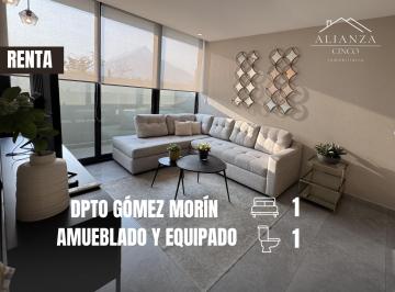 Departamento de 1 habitación, San Pedro Garza García · Dpto Gómez Morín Amueblado y Equipado