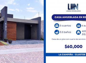 Casa de 3 habitaciones, León · Casa Amueblada en Renta - La Campiña