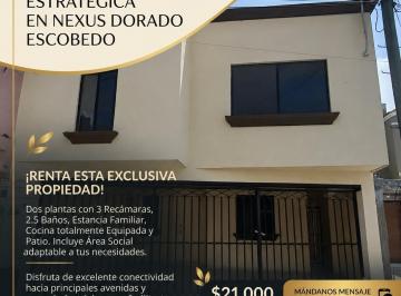 Casa · 3 Recámaras · Casa en Nexxus Residencial Sector Dorado