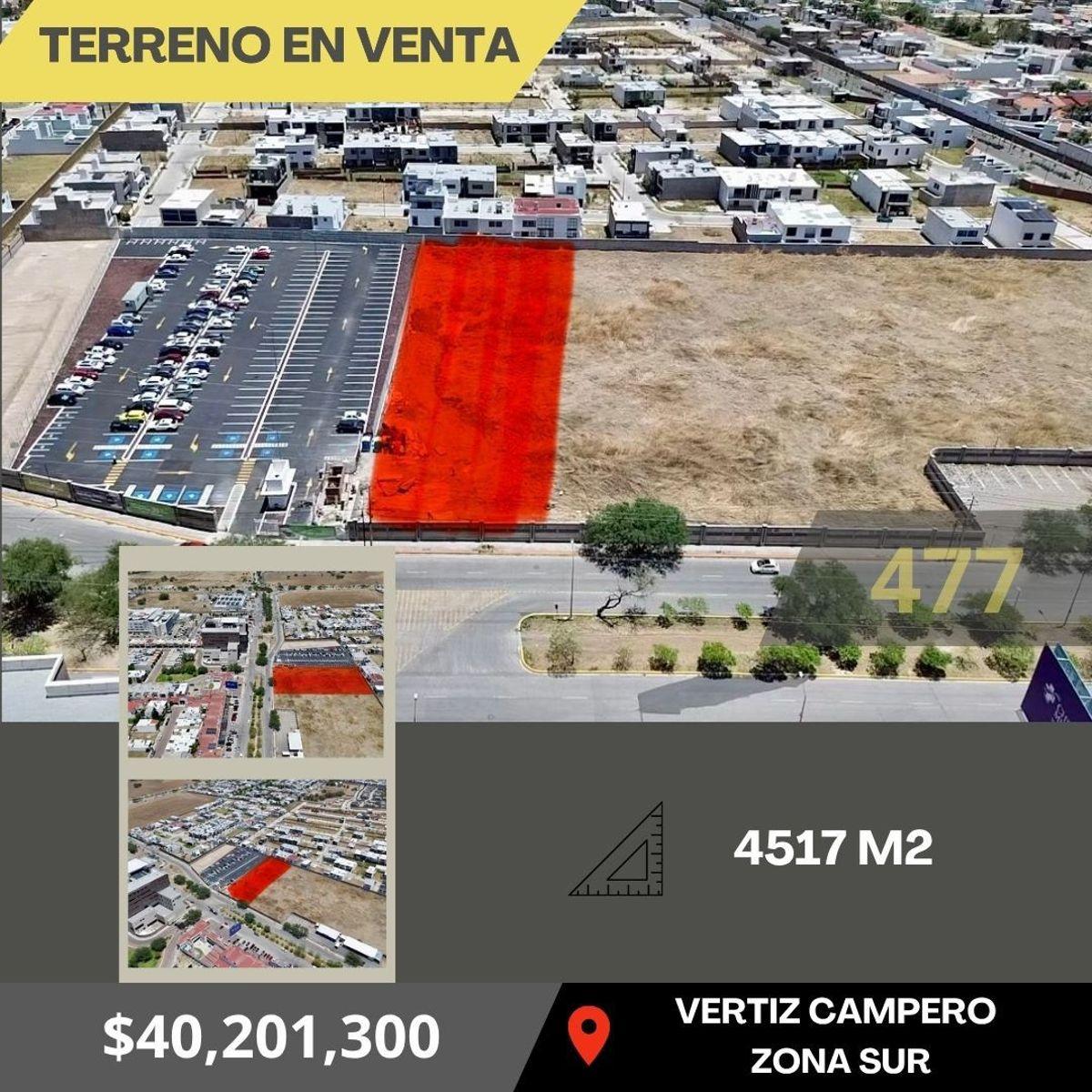 Terreno en Venta Sobre Blvd Vertiz Campero con Uso de Suelo Mixto/ Comercial