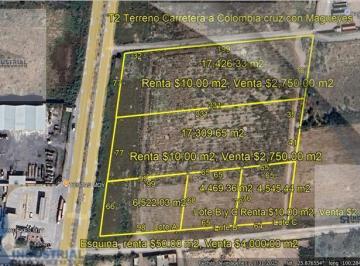 Terreno / Lote · 4545m² · Terreno en Renta/venta Salinas Victoria