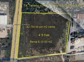 Terreno / Lote · 49000m² · Terreno en Renta/venta en Salinas Victoria