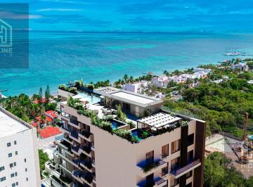 Departamento · 78m² · 1 Recámara · 1 Estacionamiento · Departamento Loft en Venta 1 Recámara Frente Al Mar – Costa Mujeres