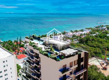 Departamento · 78m² · 1 Recámara · 1 Estacionamiento · Departamento Loft en Venta 1 Recámara Frente Al Mar – Costa Mujeres
