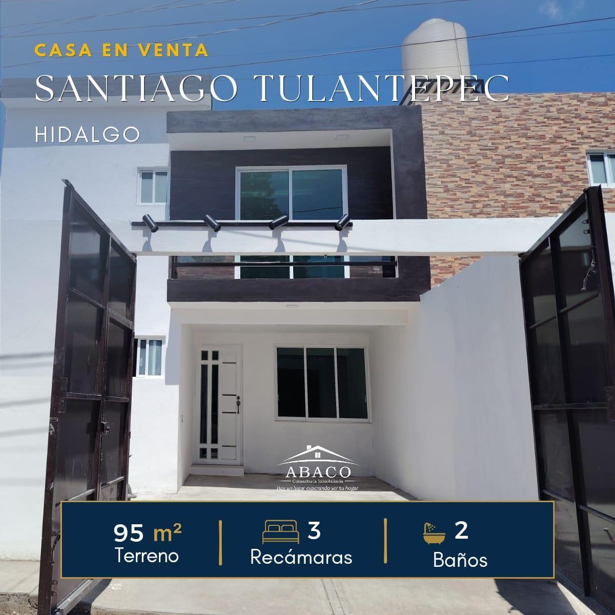 Casa en Venta con 3 Recamaras en Santiago Tulantepec