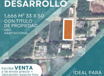 Terreno / Lote , Benito Juárez · Terreno Listo Para Desarrollar