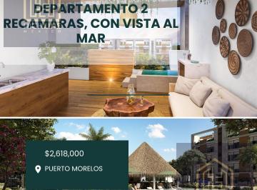 Departamento · 76m² · 2 Recámaras · 1 Estacionamiento · Venta Departamento Vista Al Mar