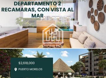 Departamento · 76m² · 2 Recámaras · 1 Estacionamiento · Venta Departamento Vista Al Mar