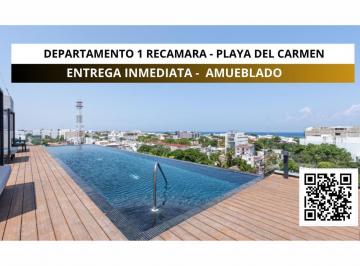 Departamento · 51m² · 1 Recámara · Departamento en Venta Una Recámara Cerca de La 5ta Av Equipado y Amueblado