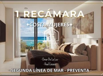 Departamento · 47m² · 1 Recámara · 1 Estacionamiento · Departamento a Precio de Lanzamiento en Costa Mujeres, La Nueva Zona Hotelera de Cancún.