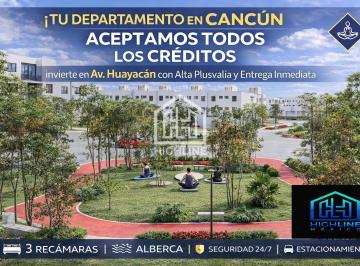 Departamento · 80m² · 3 Recámaras · 1 Estacionamiento · “invierte en Cancún | Departamento de 3 Recamaras con Alta Plusvalía y Ubicación Premium”