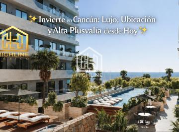 Departamento · 145m² · 3 Recámaras · 2 Estacionamientos · Invierte en Cancún: Departamentos de Lujo con Vista Al Mar y Alta Plusvalía