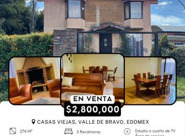 Casa de 4 habitaciones, Valle de Bravo · Casa en Venta en Valle de Bravo, a Solo 15 Min del Centro