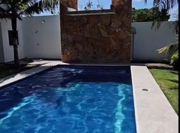 Casa de 3 habitaciones, Santiago · Venta Casa 3 Recámaras 1 en Planta Baja, Jardín, Alberca, El Álamo Santiago, N L
