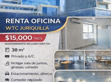Oficina · 43m² · 1 Estacionamiento · Oficina en Renta en Wtc Juriquilla