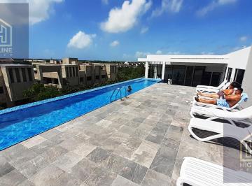 Departamento · 38m² · 1 Recámara · 1 Estacionamiento · Departamento en Venta en Tulum con Alberca, Gimnasio y Pet Frendly Ideal Para Renta